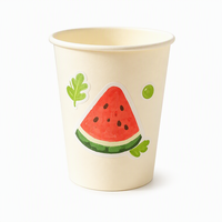 Gobelets en papier jetables avec couvercles, logo personnalisé, à paroi simple, isolés, pour café, lait, thé, vente en gros, fournisseur