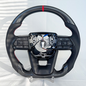 Volante Deportivo de Fibra de Carbono para <span class=keywords><strong>Toyota</strong></span> Hilux GR, Corolla GR86, Land Cruiser, Fortuner, GT86, LC300, <span class=keywords><strong>FJ</strong></span> Cruiser, LC200, Prado - Product Image 1