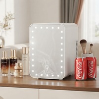 Mini-réfrigérateur portable compact à LED pour cosmétiques et soins de la peau, avec fonction de refroidissement, pour chambre, maison et cuisine