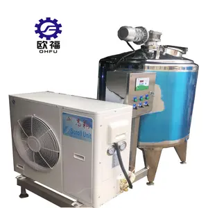 electric keg milk filling and cooling machine easy operation external cooling for drinking machine milk cooling storage tank
