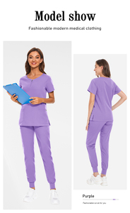 ชุดเครื่องแบบนักวิ่งสำหรับผู้หญิงพยาบาลพยาบาลใส่สบายชุดคลินิกทันตกรรมโรงพยาบาลร้านขายสัตว์เลี้ยง - Product Image 3
