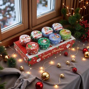 Nouvelles bougies décoratives de Noël en cire de soja transfrontalières, articles ménagers, vente en gros de bougies de Noël - Product Image 2