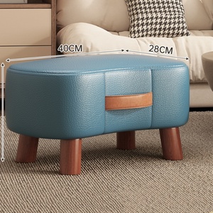 New Ottoman footrest cạnh giường ngủ bước phân với gỗ chân hình chữ nhật phân chân phần còn lại cho Ottoman cho bàn phòng khách phòng ngủ - Product Image 6
