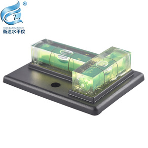 Nivel de burbuja cuadrado de alta precisión Heng Da Shui Ping Yi Mini tipo T de 1 1/2 pulgadas para uso en bricolaje - Product Image 2