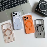 Funda de teléfono de PC dura magnética transparente para Iphone 17 Pro Max 17 Air 16 Pro Max 16 Funda protectora a prueba de golpes