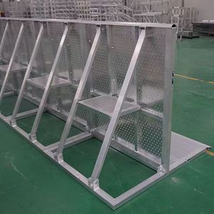 Lớn xách tay có thể gập lại buổi hòa nhạc đám đông rào cản bền hợp kim nhôm chống gỉ tổ chức sự kiện hàng rào vuông giàn hiển thị giai đoạn sử dụng - Product Image 5