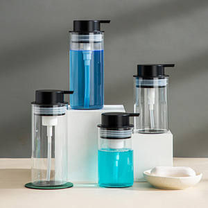 Homestay Vierdelige Set Van Glazen Flessen Mousse Lichaamszeep Drie Hand Desinfecterend Hotel Badkamer Blaarfles Glas - Product Image 2