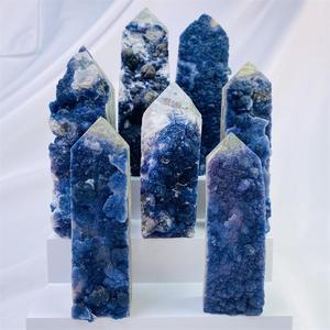 Cubes De Fluorite Bleue Et Violette - Mongolie Intérieure - Minéraux Bruts