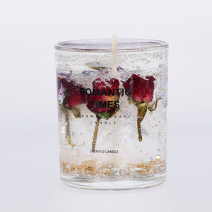 Velas <span class=keywords><strong>de</strong></span> gel <span class=keywords><strong>de</strong></span> gelatina <span class=keywords><strong>de</strong></span> cera <span class=keywords><strong>de</strong></span> soja hechas a mano FLORESCENCE románticas a granel al por mayor diseño <span class=keywords><strong>de</strong></span> flor <span class=keywords><strong>de</strong></span> naranja rosa para decoración del hogar nuevo en caja - Product Image 6