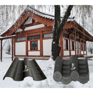 Tejas Decorativas de Polímero Resistentes a los Rayos UV, Materiales de Construcción, Tejas Antiguas <span class=keywords><strong>para</strong></span> Proyectos Culturales - Product Image 4