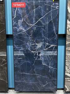 Baldosa de Cerámica de Mármol Azul de Diseño Moderno, Brillante, 120x60 75x150 90x180cm, para Interiores de Hoteles, a <span class=keywords><strong>Precio</strong></span> Competitivo - Product Image 3