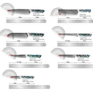 XITUO Qualité Damas Acier Couteau 1-7Pcs Cuisine <span class=keywords><strong>Chef</strong></span> couteau Japonais <span class=keywords><strong>Santoku</strong></span> Exquis Shell Poignée Logo Personnalisation - Product Image 2