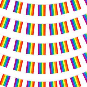 LGBT niềm tự hào Đồng Tính biểu ngữ cờ cầu vồng chuỗi <span class=keywords><strong>Bunting</strong></span> cờ cho lễ hội bên lễ kỷ niệm trang trí - Product Image 2