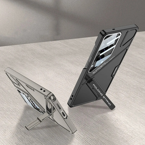 Funda Protectora para Teléfono Móvil de Plástico Resistente a Impactos con Soporte Plegable Oculto y Protección de Lente, Personalizable con Logotipo, para <span class=keywords><strong>Samsung</strong></span> S23 S24 S25 S26 Ultra - Product Image 5