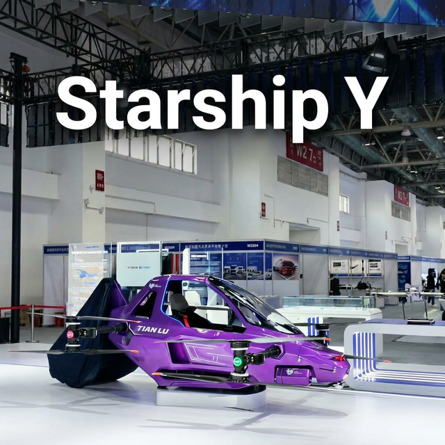 High Performance Manned Flying Car EVTOL Vertical Takeoff and Landing Aircraft for Personal Transportation