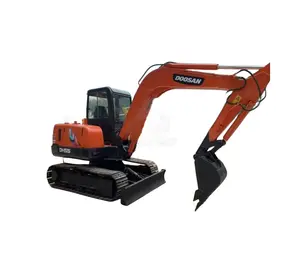 low working hours Mini Hydraulic Crawler Doosan DH55 Micro Excavator for Sale nice condition