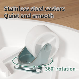 Plateau pour plantes en PP résistant aux intempéries et aux fuites pour <span class=keywords><strong>soucoupe</strong></span> de pot de fleurs peu encombrante avec roues invisibles - Product Image 4