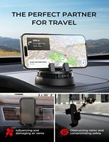 Support de téléphone portable LISEN amélioré, support mobile réglable, navigation GPS mains libres pour iPhone 17 16 Pro Max Samsung S24