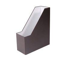 Organizador plegable A4 para revistas, caja de cartón para limar archivos