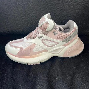 Chaussures de sport pour femme à plateforme, semelle épaisse en caoutchouc, empiècements en cuir, confortables et antidérapantes - Product Image 4