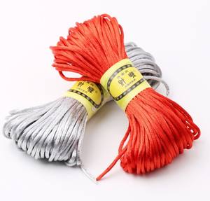 2.5mm <span class=keywords><strong>cordon</strong></span> en nylon ciré fait à la main fil arc-en-ciel matériel pour Bracelets personnalisables sacs vêtements chaussures Textiles de maison - Product Image 2