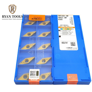 Vbmt110304 vbmt160404 VBMT160408-HMP nc3020 korloys Carbide chèn công cụ tiện CNC cắt chèn công cụ tiện - Product Image 6
