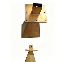 Antenne CP à guide d'ondes HXT WR HXT-84CPHAXN RHCP LHCP à gain réglable pour test EMC micro-ondes, montage facile, fréquence personnalisée