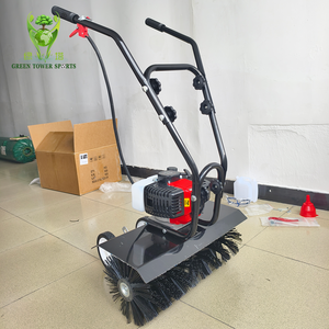 1.7HP spazzatrice per erba artificiale spinta a mano per la pulizia del campo da calcio e del paesaggio - Product Image 1