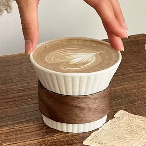 Taza <span class=keywords><strong>de</strong></span> Café <span class=keywords><strong>de</strong></span> Cerámica Negra Vintage MSH, Taza para Café con Leche, Americano Helado, para Uso Doméstico - Product Image 3