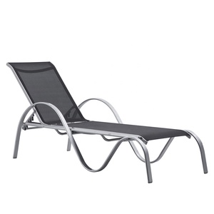 Único Chaise Lounge sillas piscina relajante sillas reclinables Patio <span class=keywords><strong>tumbona</strong></span> en aluminio - Product Image 2