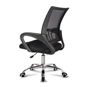 Chaise de bureau ergonomique en maille avec soutien lombaire, chaise pivotante réglable pour le bureau à domicile - Product Image 2