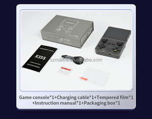 Nueva llegada POWKIDDY X35S 3,5 pulgadas portátil <span class=keywords><strong>Retro</strong></span> consola de juegos portátil 3000mAh sistema Linux reproductor de juegos de bolsillo - Product Image 4