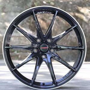 Jante en alliage d'aluminium pour voiture G25, assurance qualité, grande quantité, excellent <span class=keywords><strong>prix</strong></span>, quatre roues, PCD 105-120, ET40, multi-rayons, jante noire - Product Image 3