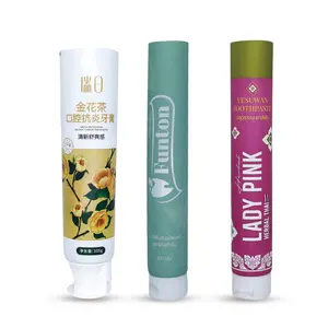 Exprimidor de embalaje de tubo de pasta de dientes Biodegradable, tubo de pasta de dientes vacío, personalizado, respetuoso con el medio ambiente