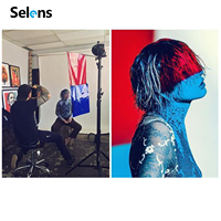 Kit de filtres gel 20 couleurs Selens 25x25 9.5x6.5 15.5x6.4 universel pour flash Speedlite avec sac pour studio photo