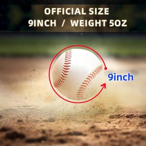 Palline da Baseball Morbide per Allenamento, Misura Ufficiale 9 Pollici, Confezione da 500 Palline, per Mancinini, in PVC Resistente, per Giochi di Lega Giovanile/Adulto - Product Image 6