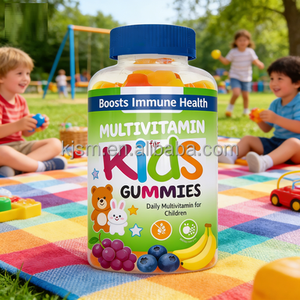 Gummies multivitaminées pour enfants de qualité supérieure avec <span class=keywords><strong>vitamine</strong></span> <span class=keywords><strong>C</strong></span>, <span class=keywords><strong>D3</strong></span> <span class=keywords><strong>et</strong></span> <span class=keywords><strong>zinc</strong></span>, sans sucre, complément alimentaire sain, certifié GMP - Product Image 4