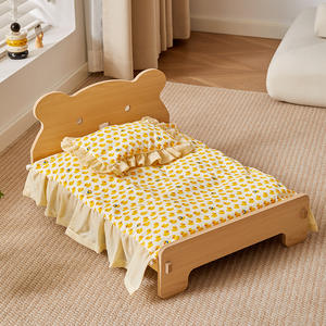 Vendita calda in legno massello letti per gatti e cani legni rari cornice classica e stile moda nido letto in scatola di imballaggio - Product Image 6