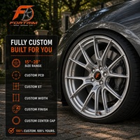 Jantes en aluminium forgé légères personnalisées pour BMW, Mercedes, Audi, Supra, Porsche, 17, 18, 19, 20, 21, 22 pouces, avec enjoliveurs personnalisés.