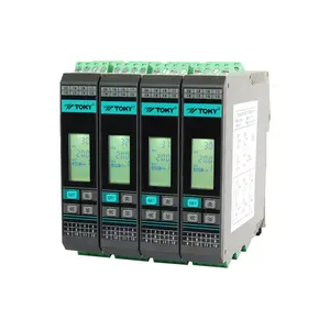 Din Rail Mounting Module Type 4 Channel Temperature Controller With LCD Display