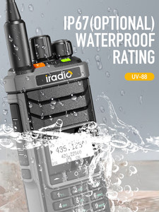 วิทยุสื่อสารแบบสองทาง Iradio UV88 คลื่นสั้น จับคู่ความถี่ด้วยปุ่มเดียว สำหรับการบินและกิจกรรมกลางแจ้ง พกพาสะดวก ช่องเสียบ TYPE-C รุ่น L792 - Product Image 4