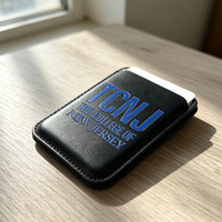 Porte-cartes de téléphone en cuir avec logo personnalisé, très vendu, avec aimant puissant, pour iPhone