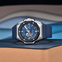 Montre-bracelet mécanique automatique Pagani Design PD-YS010 pour homme, bracelet en caoutchouc tendance, étanche 100 m, Reloj Hombre