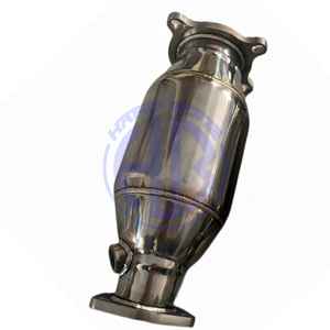 อุปกรณ์ป้องกันความร้อนท่อไอเสียแบบแคตเตอร์304จากสเตนเลสสตีลสำหรับ B9 A4รถ Audi 2.0T 2016 - 2021 - Product Image 2