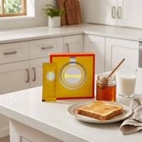 Coffret Cadeau de Miel Énergisant VIP au Miel Doux le Plus Vendu - Miel pour Adultes à Base d'Extraits Végétaux