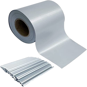 Strisce frangivista in PVC 19cm*35m Grigie per Recinzione da Giardino, Rotolo Ecologico Impermeabile <span class=keywords><strong>TAK</strong></span> SR-006 Saldato Chimicamente - Product Image 1