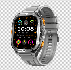 DF X5 2025 Smartwatch 1.96inch Amoled Compass Altitude Measure <b>Waterproof</b> Health Monitoring GPS Smart <b>Watch</b> for <b>Men</b> - Product Image 4