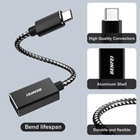 BENFEI Lot de 2 adaptateurs USB-C USB 3.0 OTG (Modèle 000262black-2p) Sortie CC 100 % compatible OEM Neuf État neuf Confidential