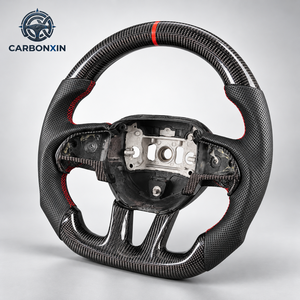 Volante Deportivo de Fibra de Carbono y Cuero Forjado Personalizado para Dodge Charger Challenger SRT Durango 2015-2024 - Product Image 3