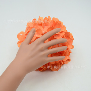 Dongchen Crafts Artificial Hydrangea 20cm Diameter Silk Flower Pastoral Style Home Decoration <b>Wedding</b> <b>Prop</b> - Product Image 2